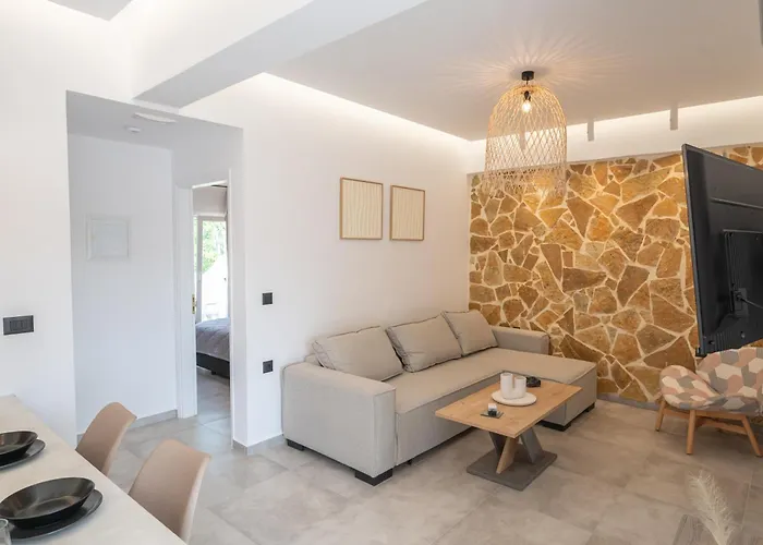 度假居 Stone&Sea Kos Retreat Oasis - Cozy Stone Villa *